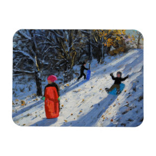 Roter Schlitten Allestree Park Derby. 2014 Magnet