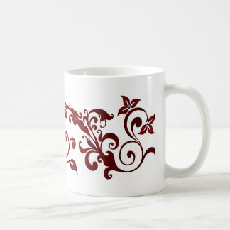 Roter Schmetterling Kaffeetasse
