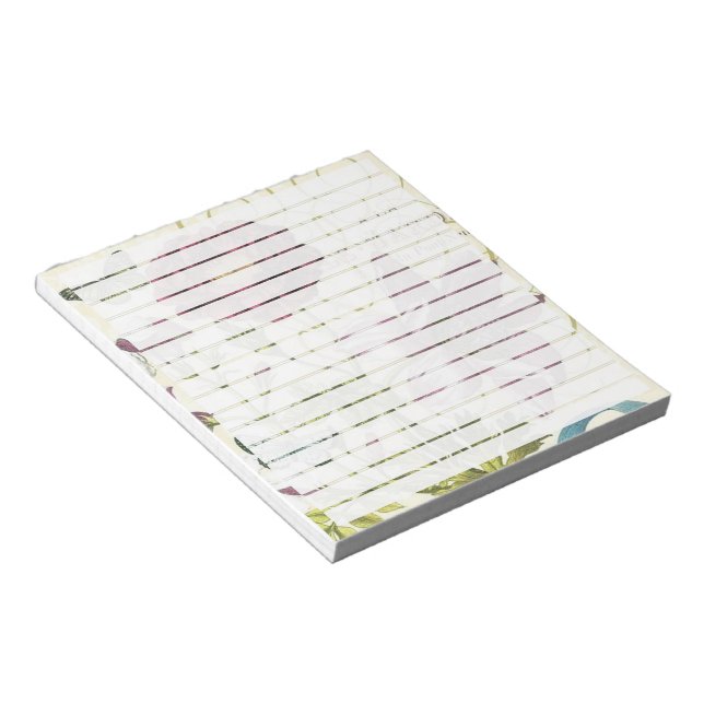 Roter Schmetterling Notizblock (angewinkelt)