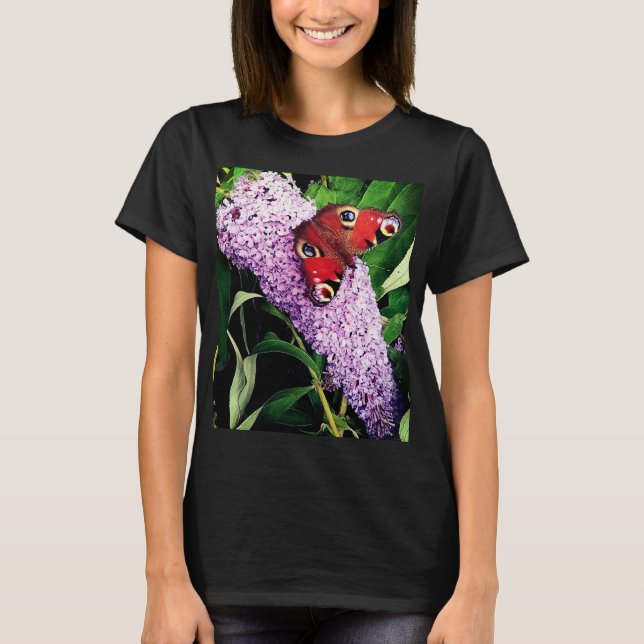 Roter Schmetterling T-Shirt (Vorderseite)