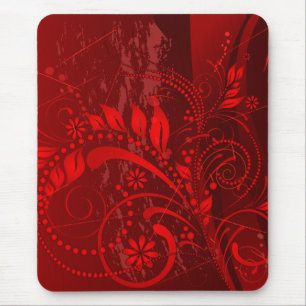 roter Schmutz Mousepad