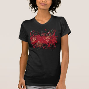 roter Schmutz T-Shirt