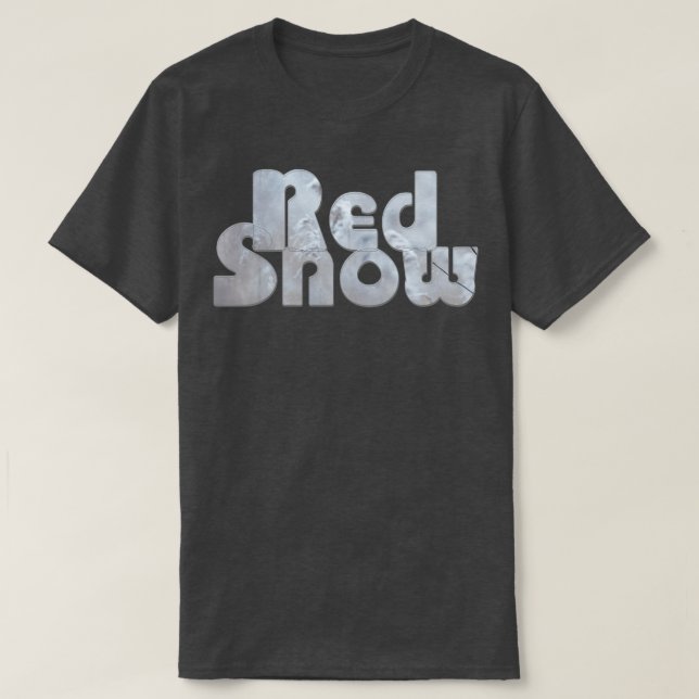 Roter Schnee T-Shirt (Design vorne)