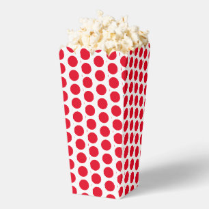Roter Schneeflocken, Polka-Punkte-Geschenk Geschenkschachtel