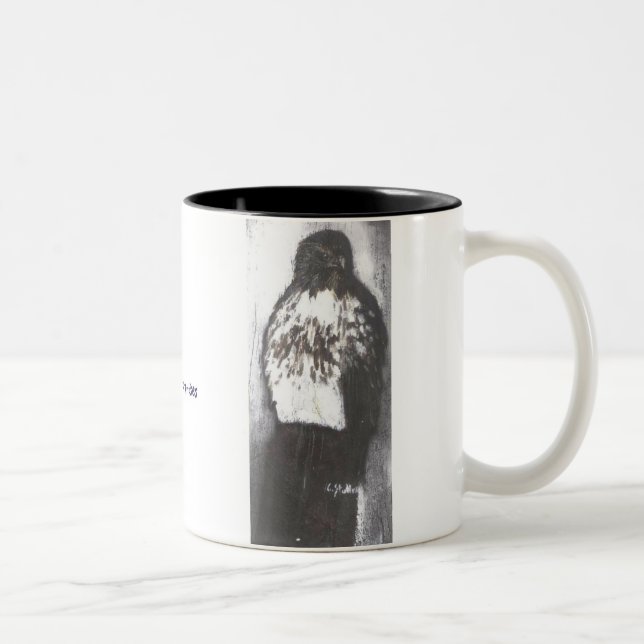 Roter Schwanz Tasse (Rechts)