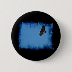 Roter Schwanzfalken Button