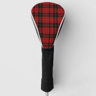 Roter, schwarzer und gelber Tartankarierter Tartan Golf Headcover