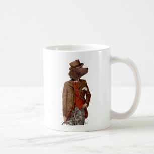 Roter Setzer-Reiter-Porträt Kaffeetasse