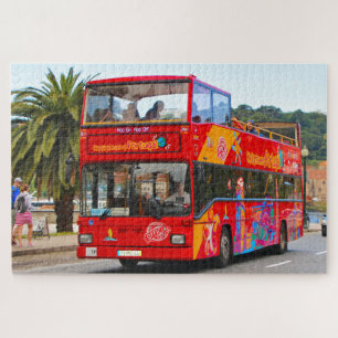 Roter Sightseeing-Bus, Porto, Portugal