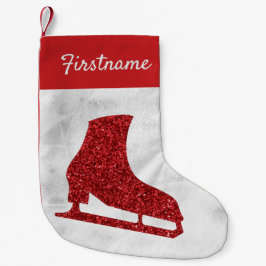 Roter Skate Weihnachten Strumpf Kleiner Weihnachtsstrumpf