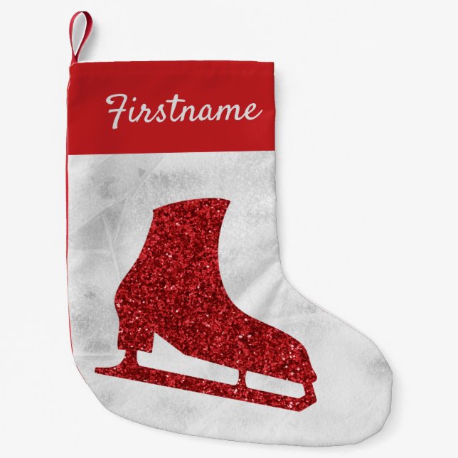 Roter Skate Weihnachten Strumpf Kleiner Weihnachtsstrumpf (Vorderseite)