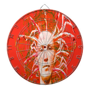Roter Skorpion Dartscheibe