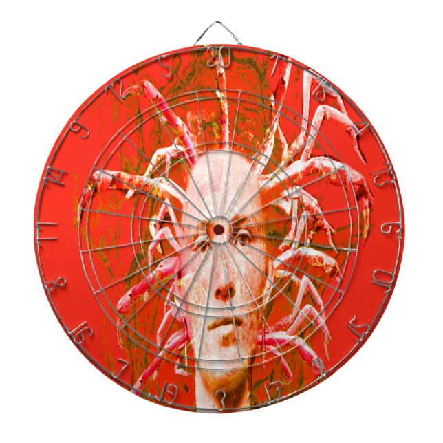 Roter Skorpion Dartscheibe (vorne)