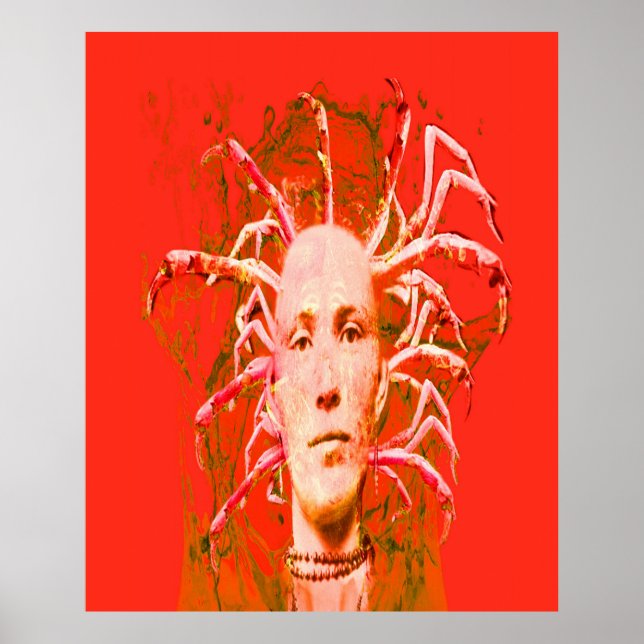 Roter Skorpion Poster (Vorne)