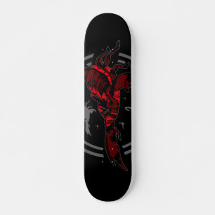 Roter Skorpion Skateboard