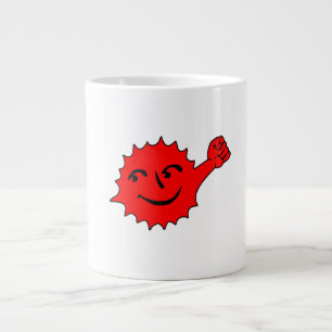 Roter Sonnens cheer-Maskottchen Jumbo-Tasse