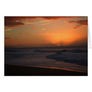 Roter Sonnenuntergang