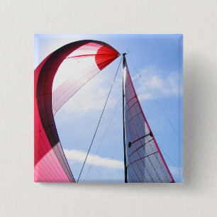 Roter Spinnaker mit Sun Button