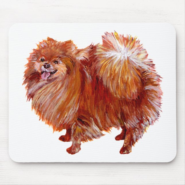 Roter Spitz Mousepad (Vorne)