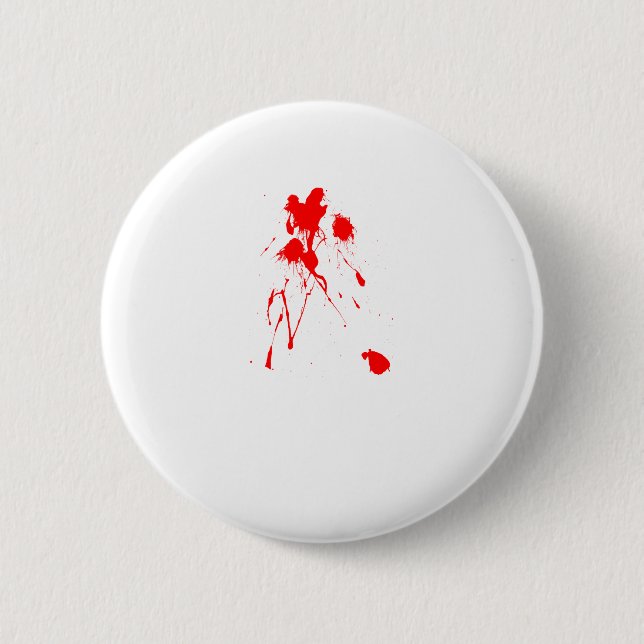 Roter Spritzer Button (Vorderseite)