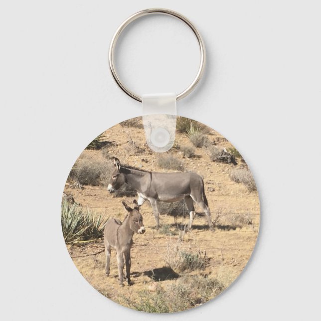Roter Staat Park nf donkey Schlüsselanhänger (Vorderseite)