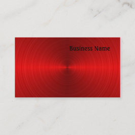 Roter Stahl Visitenkarte