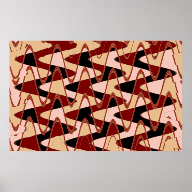 Roter Stall Abstrakt 4, 2015 (Foto) | SVP-Bilder Poster (Vorne)
