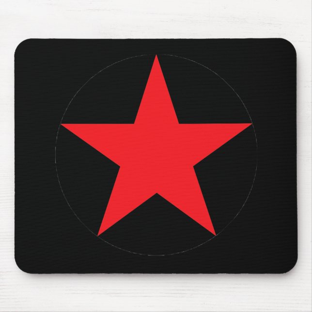Roter Star Mousepad (Vorne)