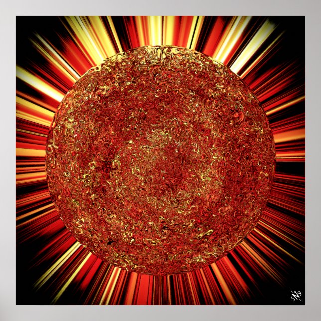 Roter Star Poster (Vorne)