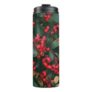 Roter Stechpalmenbeere Thermosbecher