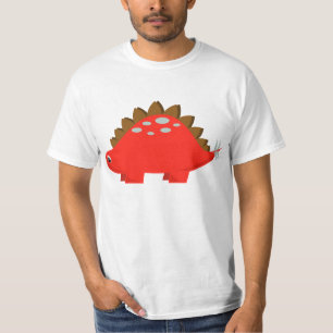 Roter Stegosaurus-T - Shirt