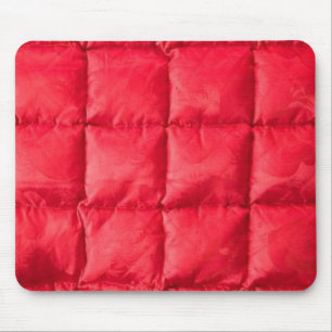 Roter Steppdecken-Abdeckung Mousepad Entwurf