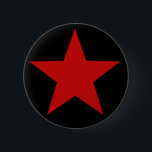 Roter Stern Button<br><div class="desc">Einfacher roter Stern kann viele Sachen symbolisieren. Verwenden Sie ihn,  um Ihren revolutionären Geist,  Ihr RebellenSoul,  Ihr Anarchistenherz oder gerade Ihren Genuss der roten Sterne auszudrücken.</div>