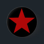 Roter Stern Button<br><div class="desc">Einfacher roter Stern kann viele Sachen symbolisieren. Verwenden Sie ihn,  um Ihren revolutionären Geist,  Ihr RebellenSoul,  Ihr Anarchistenherz oder gerade Ihren Genuss der roten Sterne auszudrücken.</div>