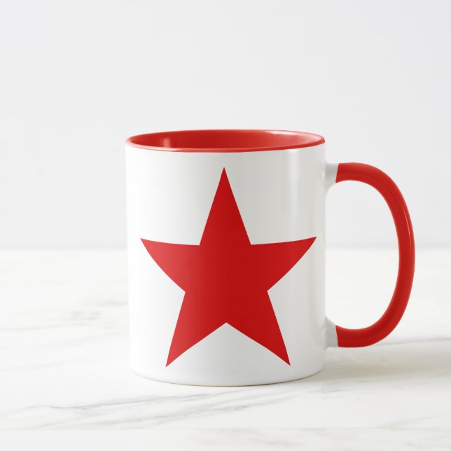 Roter Stern-kommunistischer Sozialist Tasse (Rechts)