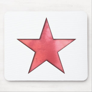 roter Stern Mousepad
