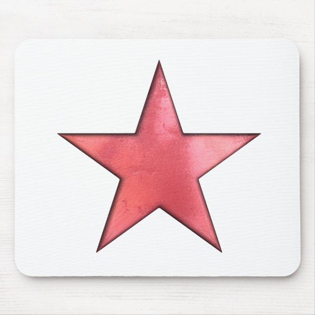 roter Stern Mousepad (Vorne)