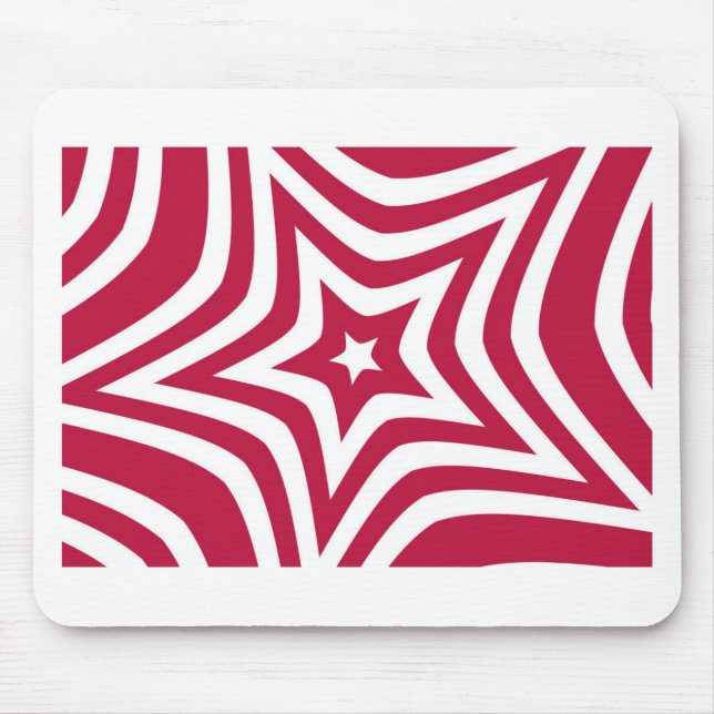 Roter Stern Mousepad (Vorne)
