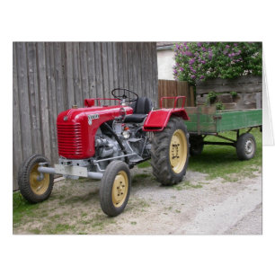 Roter Steyr Traktor T84