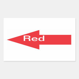 Roter Sticker
