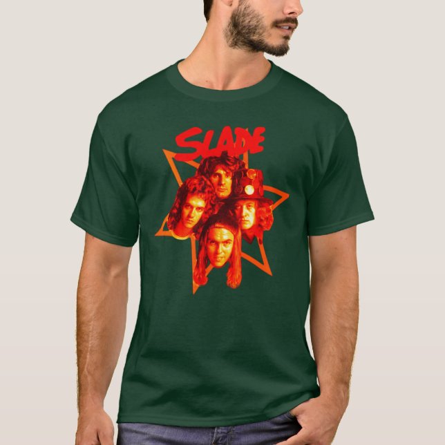 Roter Stil Glam Oversized T-Shirt (Vorderseite)