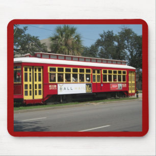 Roter Streetcar Mousepad