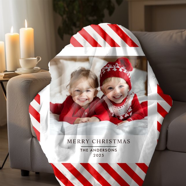 "Roter Streifen mit Foto Frohe Weihnachten und Nam Sherpadecke (Von Creator hochgeladen)