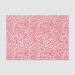 Roter Strudel Seidenpapier