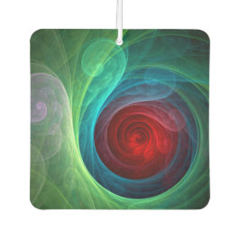 Roter Sturm Floral Modernes Abstraktes Kunstfarbmu Autolufterfrischer