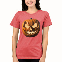 Roter T - Shirt zu Halloween-Frauen