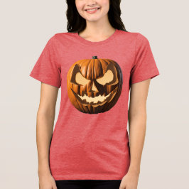 Roter T - Shirt zu Halloween-Frauen