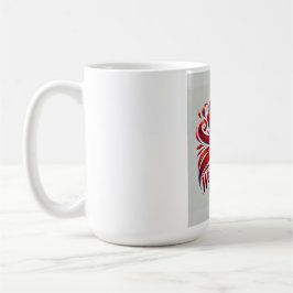 Roter Tag der Nationalfeier Kaffeetasse
