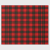 Roter Tartan-kariertes Geschenk-Verpackungs-Papier