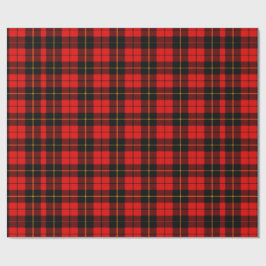 Roter Tartan-kariertes Geschenk-Verpackungs-Papier Geschenkpapier